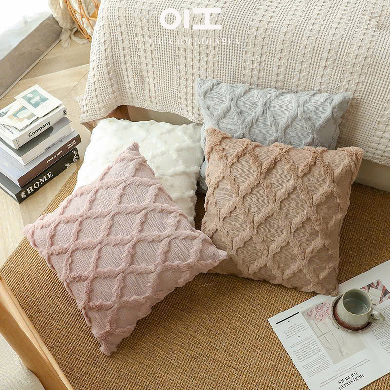 Gối tựa sofa nhung