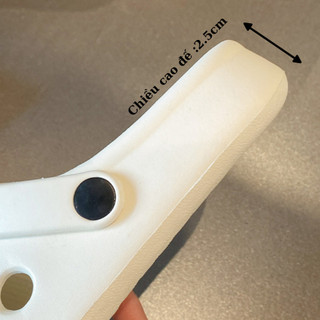 Dép sục nam nữ đế bệt cao 2.5cm,sục cao cấp chất liệu EVA nhẹ hottrend