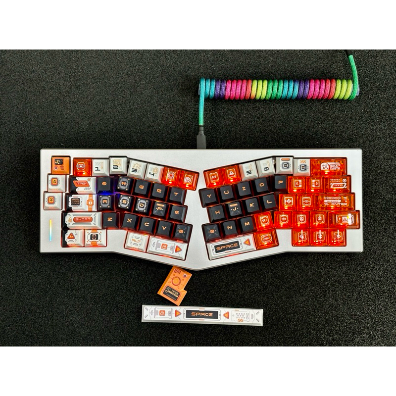 Record Alice 3 mode kết nối | Keyboard Kit - Keymap VIA - Nhôm CNC, RGB ...
