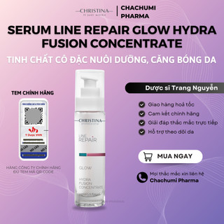 Serum Christina Line Repair Glow Hydra Fusion Concentrate Tinh chất cô đặc nuôi dưỡng, căng bóng da 30ml