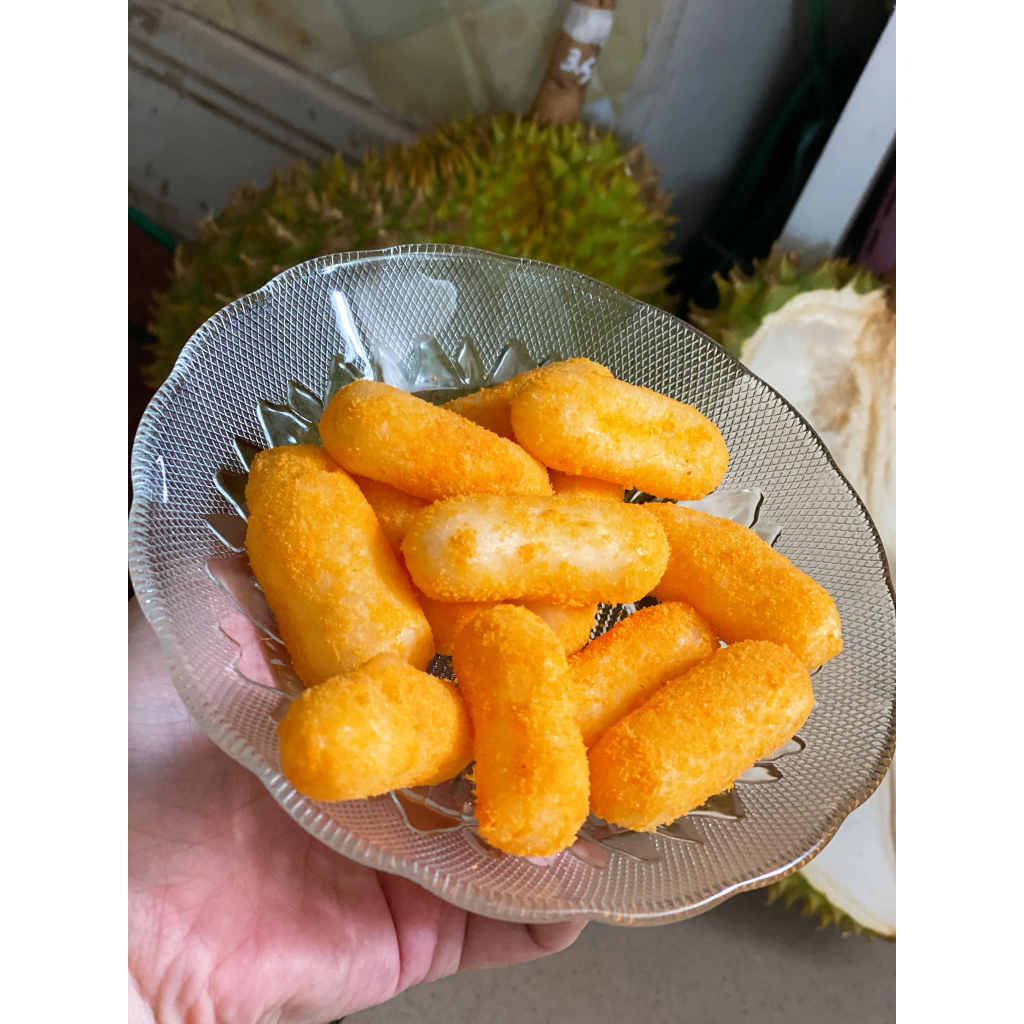 Combo 500g Bánh gạo KoTokky nhân phô mai kèm 100g Bột phô mai lắc