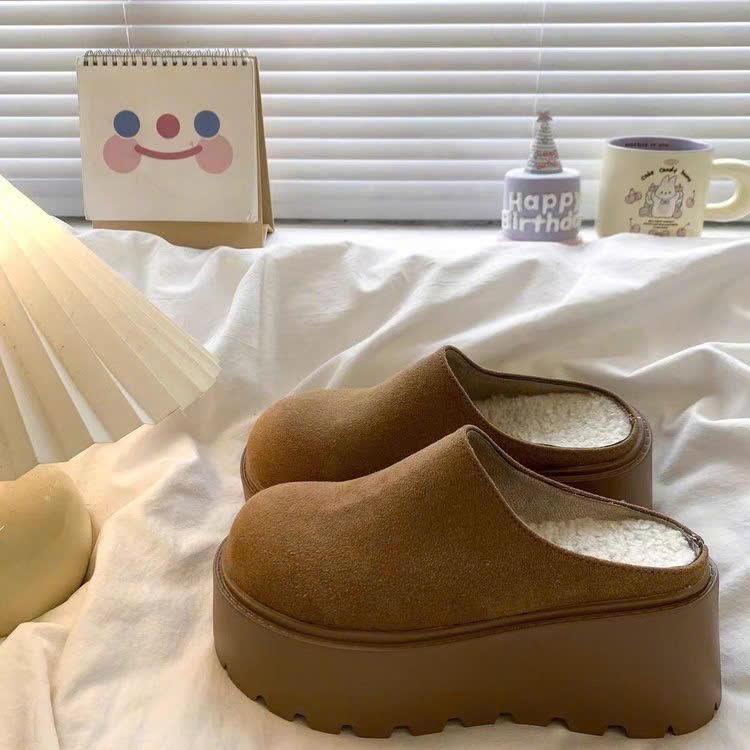 Giày Lười Độn Đế Cao Cấp Mang Siêu Ấm Trong Tiết Trời Mùa Đông Full Box B004 - NTshoes91