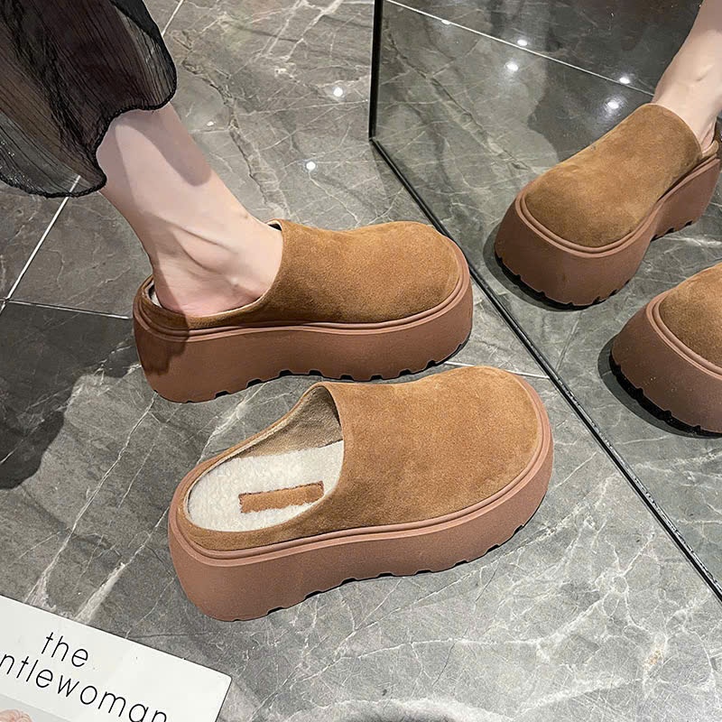 Giày Lười Độn Đế Cao Cấp Mang Siêu Ấm Trong Tiết Trời Mùa Đông Full Box B004 - NTshoes91