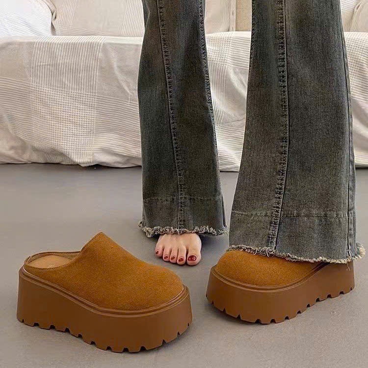 Giày Lười Độn Đế Cao Cấp Mang Siêu Ấm Trong Tiết Trời Mùa Đông Full Box B004 - NTshoes91