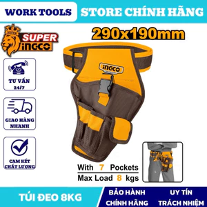 ĐỒ NGHỀ INGCO Túi đeo lưng đựng đồ nghề 8kg HTBP03011 . HTBP030128