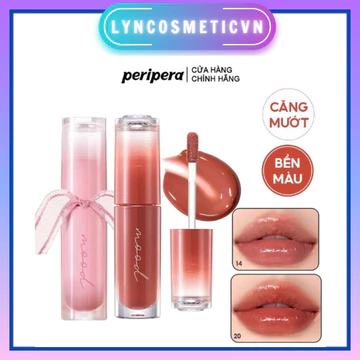 Son Tint Bóng Cho Môi Căng Mọng Peripera Ink Mood Glowy Tint PERIPERA Color Lip Crush Matte