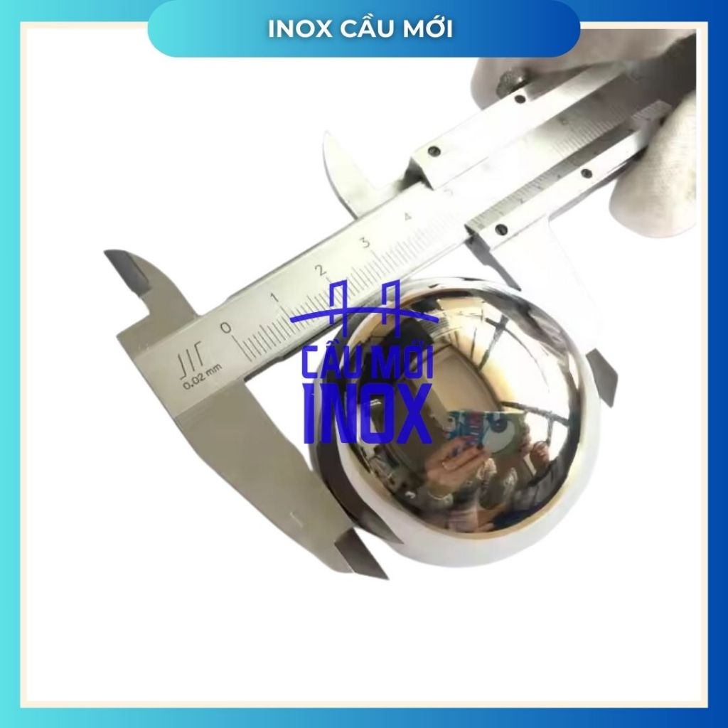 Quả cầu inox 201 trang trí cửa cổng, cầu thang (kích thước 25mm-60mm) - đẹp, bền, chất lượng cao