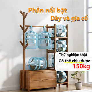 Giá treo quần áo tủ quần áo bằng gỗ có giá để đồ giá treo áo sàn tủ quần áo đứng móc treo phòng ngủ phòng khách