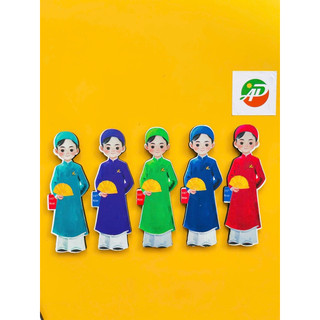 Hít gỗ cô gái áo bà ba , cô gái áo dài, nam áo dài