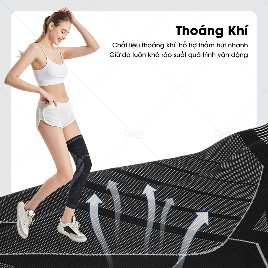 Băng Bảo Vệ Gối Dài Aolikes A-7060 - Giảm Chấn Thương Thể Thao Chính Hãng - AL7060