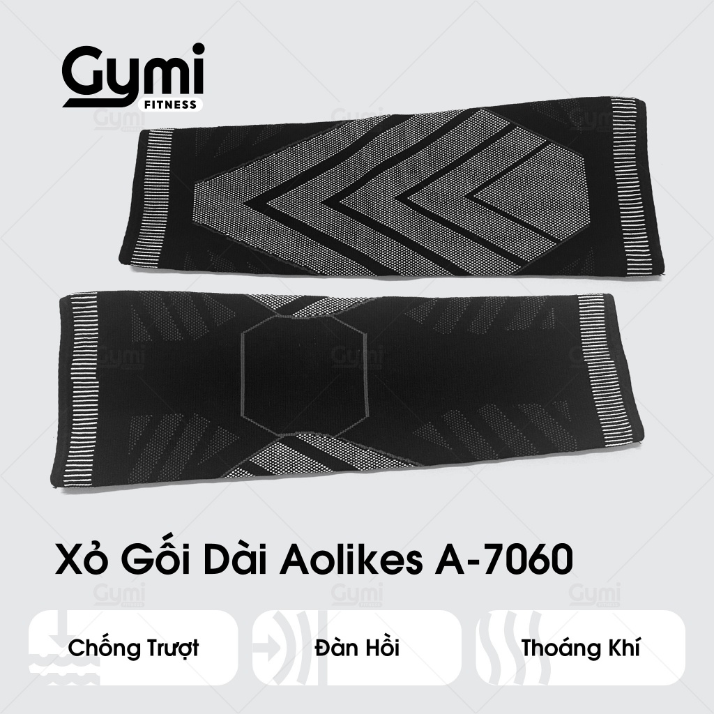 Băng Bảo Vệ Gối Dài Aolikes A-7060 - Giảm Chấn Thương Thể Thao Chính Hãng - AL7060