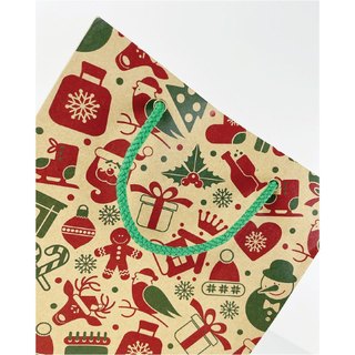 Túi giấy Kraft Noel đựng quà. Mã XMAS02