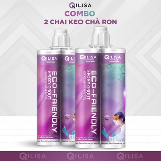 Keo Chà Ron Qilisa, Combo 2 Chai Keo  Epoxy 2 Thành Phần 400ml ( Chống Thấm - Bám Bụi)