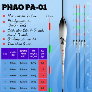 PHAO HỐ ĐẤU HEPAOPAO PA 01 - ĐÀI CÂU THÍCH