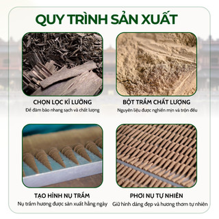 [OCOP 4 SAO - TẶNG LƯ XÔNG] Combo 3 Hộp Nụ Trầm, Nụ Bài Và Nụ Bồ Kết, Xông Nhà Thanh Lọc Không Khí, Khử Ẩm Mốc
