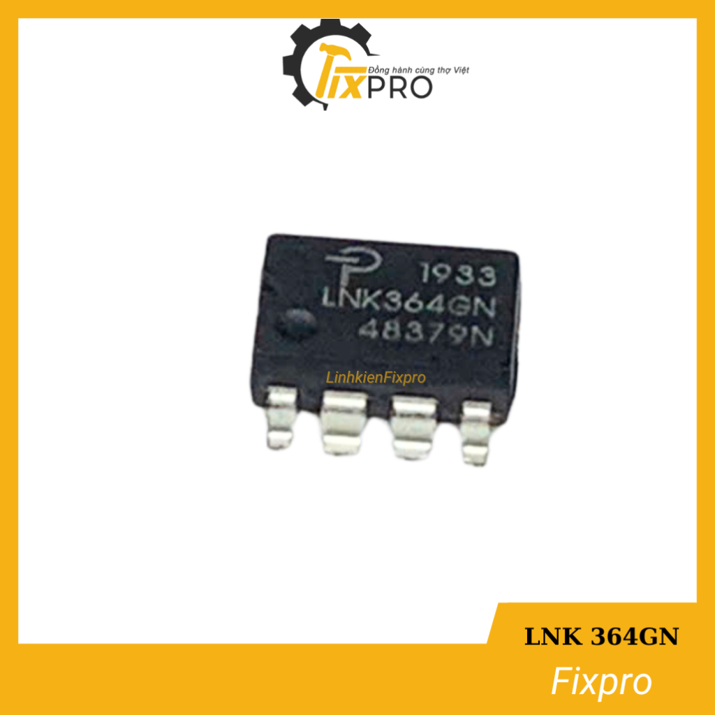 Circuit Intégré LNK364GN - Convertisseur AC/DC LinkSwitch-XT, SMD 8 (7 Broches), Lot De 5