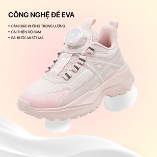 Giày trẻ em Hobibear GS8662 có khóa xoay 2 chiều tiện dụng màu hồng đáng yêu