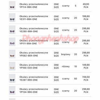 [1/3] Kính mát Nữ Sinsay vợt sale Ba Lan - mát mắt , chống tia UV - bill mua hàng chính hãng site chủ Sinsay - PHỒNG ỀNH