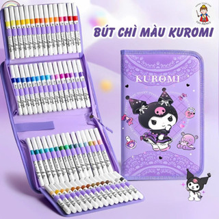 Hộp Bút Màu Acrylic Marker Hình Kuromi/Melody Dễ Thương-Bộ Bút Màu Chất Liệu Cao Cấp Không Lem Gồm 24 - 36 - 48 - 60 Bút