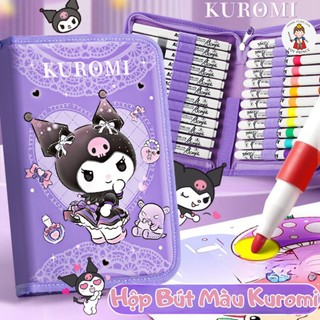 Hộp Bút Màu Acrylic Marker Hình Kuromi/Melody Dễ Thương-Bộ Bút Màu Chất Liệu Cao Cấp Không Lem Gồm 24 - 36 - 48 - 60 Bút