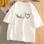 Áo thun nam nữ tay ngắn mùa hè, áo phông Unisex đủ size in chữ thời trang chất liệu cotton co giãn mềm mại ta501