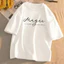 Áo thun nam nữ tay ngắn mùa hè, áo phông Unisex đủ size in chữ thời trang chất liệu cotton co giãn mềm mại ta501