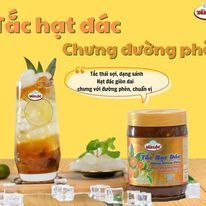 Tắc hạt đát chưng đường phèn 900g TẤN LỘC