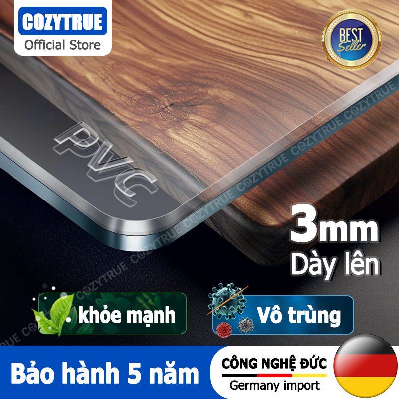 Khăn Trải Bàn PVC 3MM Lót bàn ăn Lót Bàn Tấm Cao Cấp Chống Trơn Trượt ...