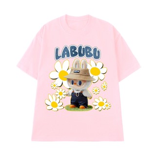 Áo Thun LABUBU Bông Hoa Local Brand NGỐ TEE, Áo Thun Unisex Phong Cách Đáng Iu Vải Cotton Thoáng Mát