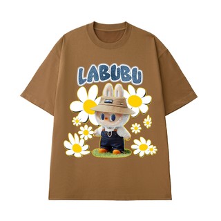 Áo Thun LABUBU Bông Hoa Local Brand NGỐ TEE, Áo Thun Unisex Phong Cách Đáng Iu Vải Cotton Thoáng Mát