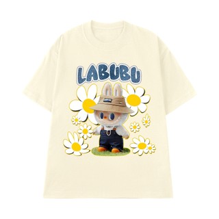 Áo Thun LABUBU Bông Hoa Local Brand NGỐ TEE, Áo Thun Unisex Phong Cách Đáng Iu Vải Cotton Thoáng Mát