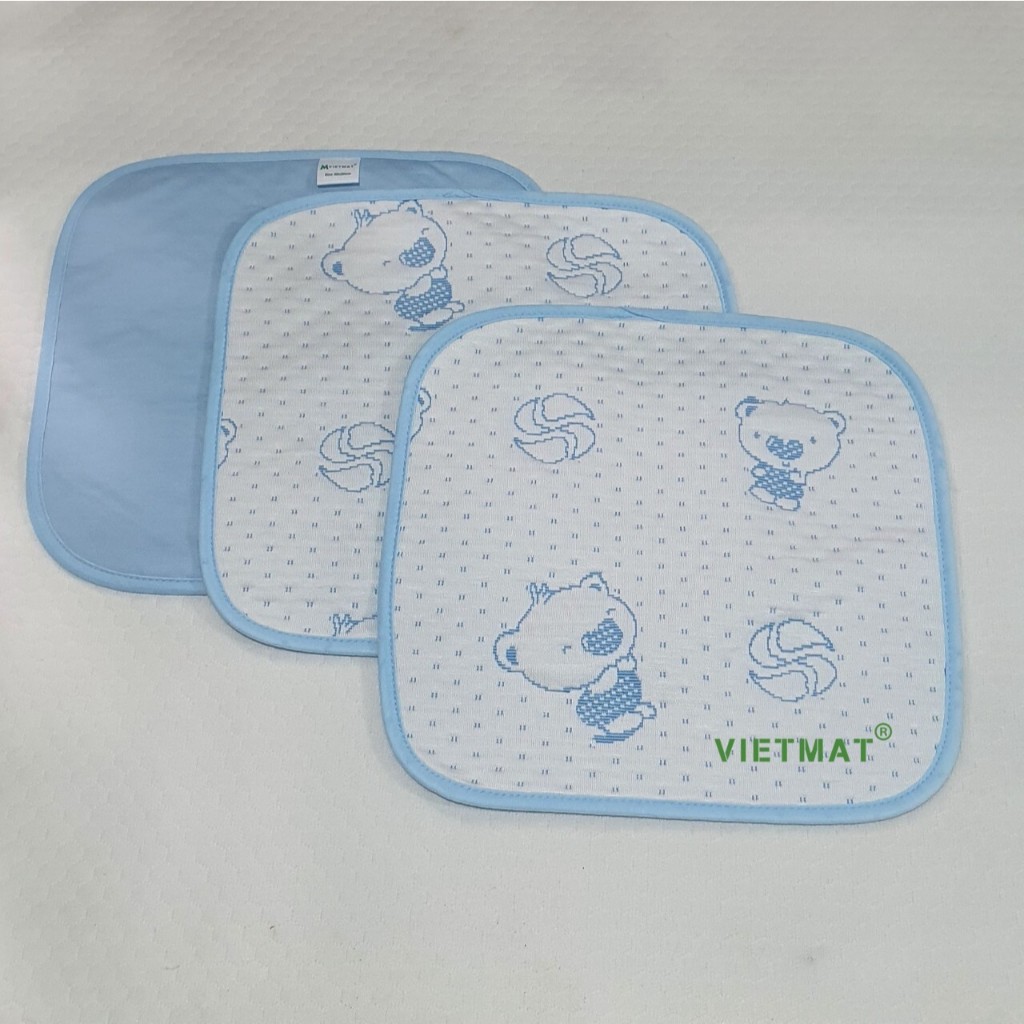 Ảnh 6 tấm 30x30cm miếng lót chống thấm cho bé Vietmat lót mông mềm mịn chống thấm tuyệt đối, giặt máy 1