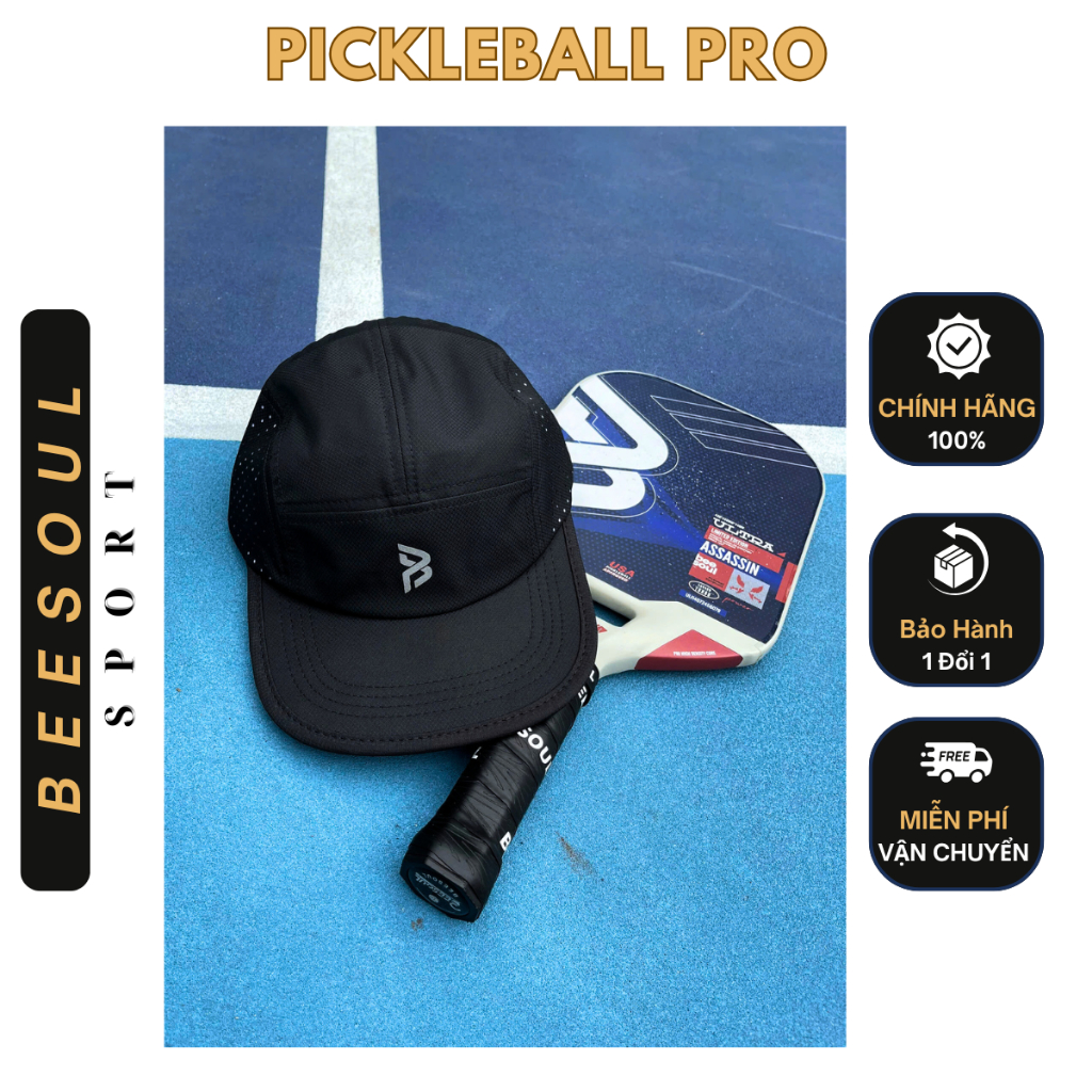 Mũ Pickleball BEESOUL thể thao thời trang phong cách unisex, chất liệu vải cao cấp có lỗ thoáng khí