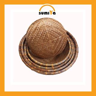 [Thanh lý] Rổ tre, rổ mây tre đan, dùng đựng thực phẩm, trái cây, decor - Sumiya