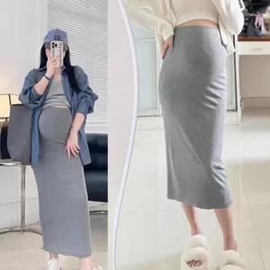 Chân Váy Bầu Ôm Body LAROSA Thu Đông Hot Trend 2026 Chất Thun Tăm Co Giãn, Mềm Ấm LA96V