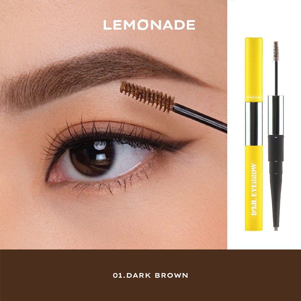 LEMONADE Chì kẻ mày 2 đầu Lemonade Dual Eyebrow 2.75g | NHÍM HOUSE