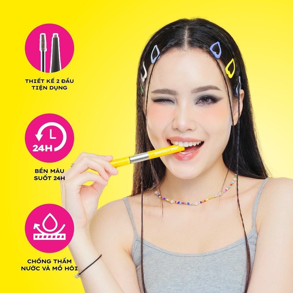 LEMONADE Chì kẻ mày 2 đầu Lemonade Dual Eyebrow 2.75g | NHÍM HOUSE