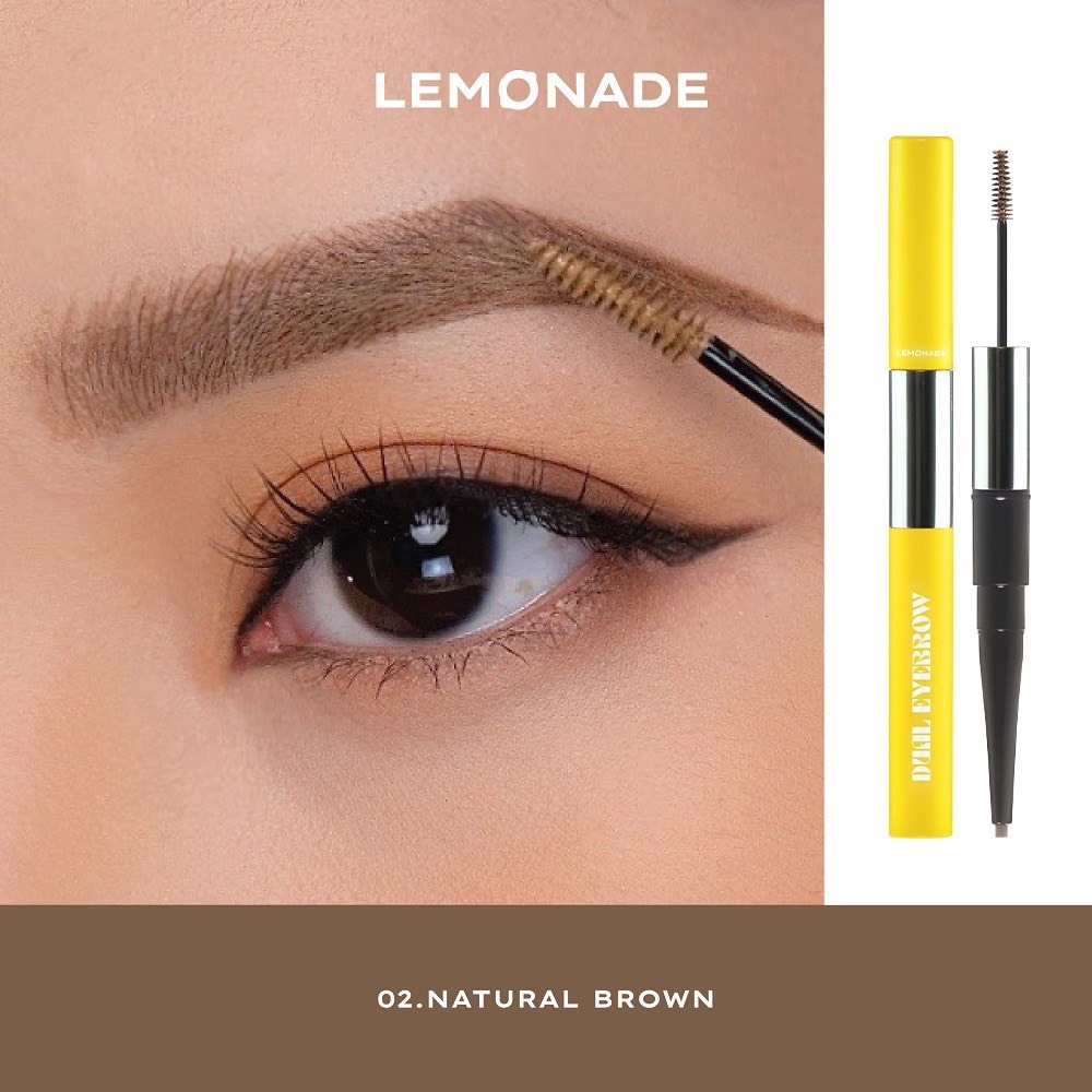 LEMONADE Chì kẻ mày 2 đầu Lemonade Dual Eyebrow 2.75g | NHÍM HOUSE