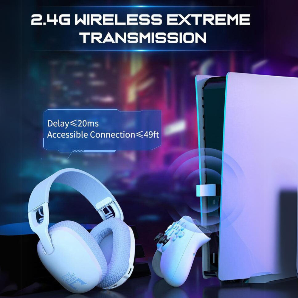Tai Nghe Gaming Ba Chế Độ ONIKUMA B2 2.4G/Bluetooth 5.3/Có Dây,  Micrô Khử Tiếng Ồn, Âm Thanh HiFi