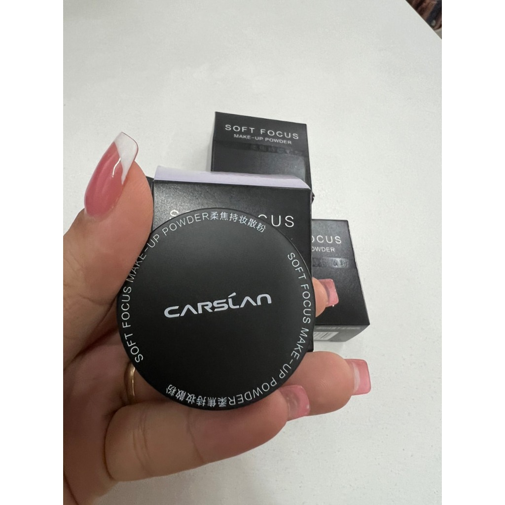 CARSLAN Phấn phủ Minisize dạng nén và bột kiềm dầu chống thấm nước mịn lỳ | NHÍM HOUSE