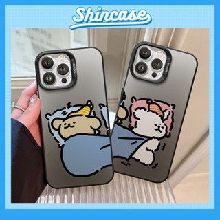 Ốp Lưng iPhone Sleep Couple IMD Cứng Nhám, Chống Sốc, Bảo Vệ Camera iP 7/8/X/XS/11/12/13/14/15/16/17/Plus/Pro/Max/Air