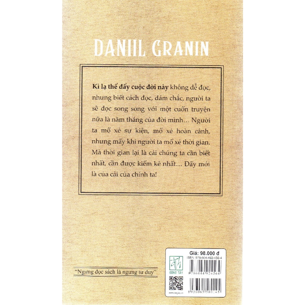 Sách Daniil Granin - Kì lạ thế đấy cuộc đời này