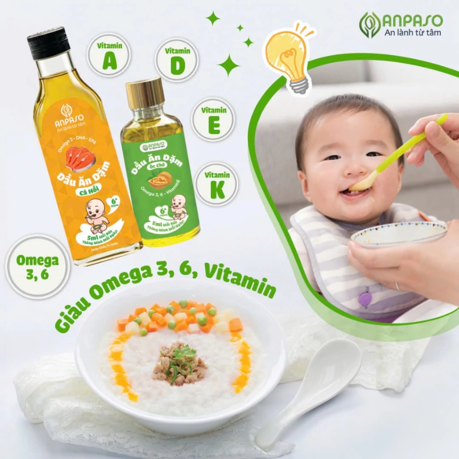 Ảnh Combo Cháo Hạt Vỡ Công Thức Mabu và Dầu Cá Hồi Anpaso – Bổ Sung DHA Cho Thị Giác & Trí Tuệ cho bé từ 8 tháng tuổi 3