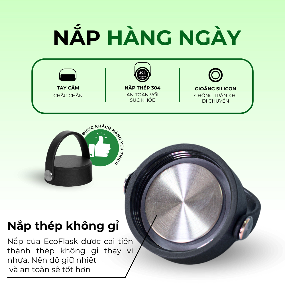 Ảnh Set quà tặng bình giữ nhiệt EcoFlask thiết kế cao cấp chính hãng - Bảo hành 3 năm 3