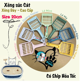 Xẻng xúc cát vệ sinh mèo - xẻng hốt cát dọn vệ sinh phân cho mèo - phụ kiện chó mèo __