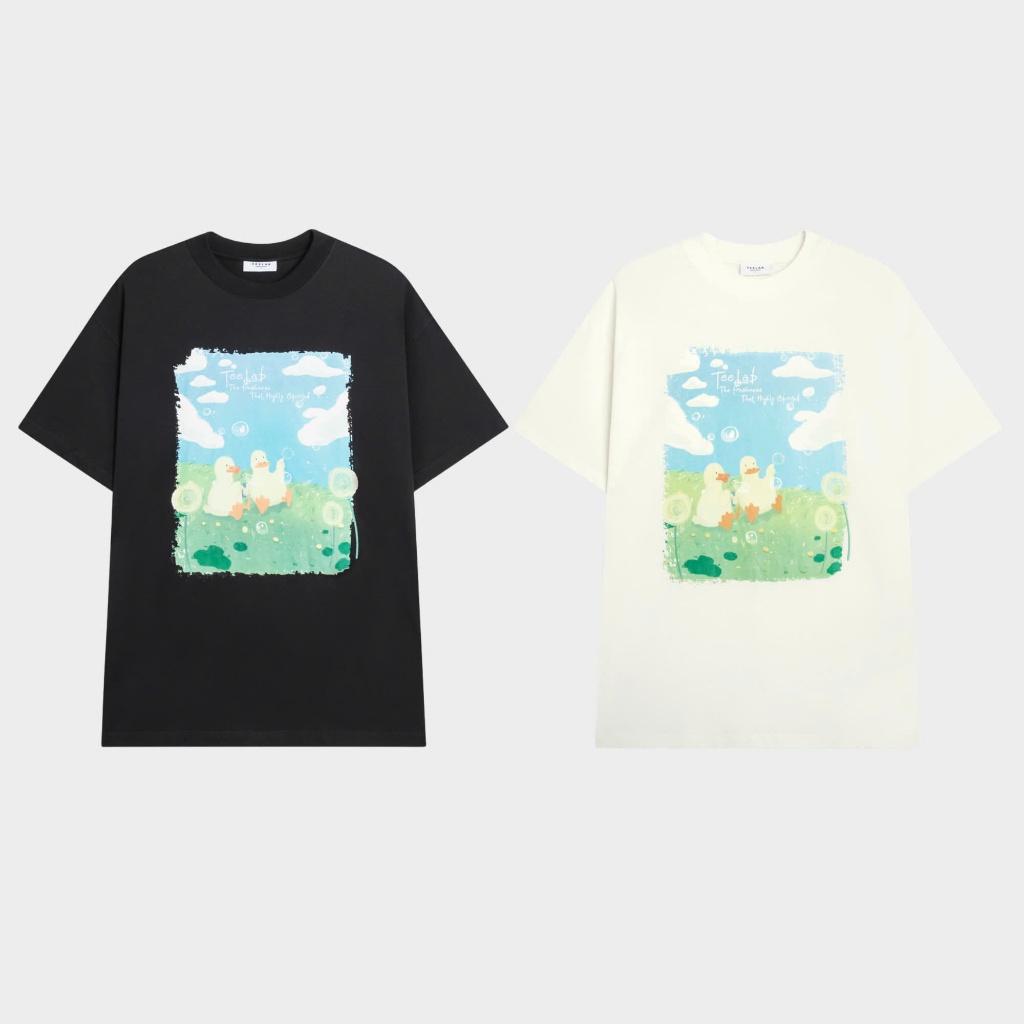 Ảnh Áo Thun Teelab Summer Fresh Cotton 100% Unisex Form Oversize Local Brand TS282 1