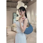 Túi Xách Hobo Dập Nổi Line Embossed Size 23 HAPAS — ảnh 2