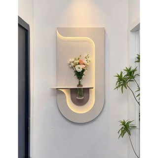 (K12) Tranh treo tường cắm hoa thật trang trí có đèn, tranh decor nhà cửa, cửa hàng, quán spa, cafe sang trọng, đẹp mắt