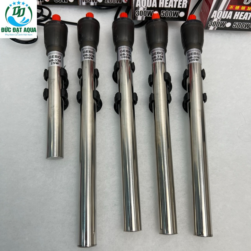 SƯỞI INOX 304 GEBO 25W 50W 100W 200W 300W 500W- SƯỞI BỂ CÁ- SƯỞI INOX GIÁ TỐT 5