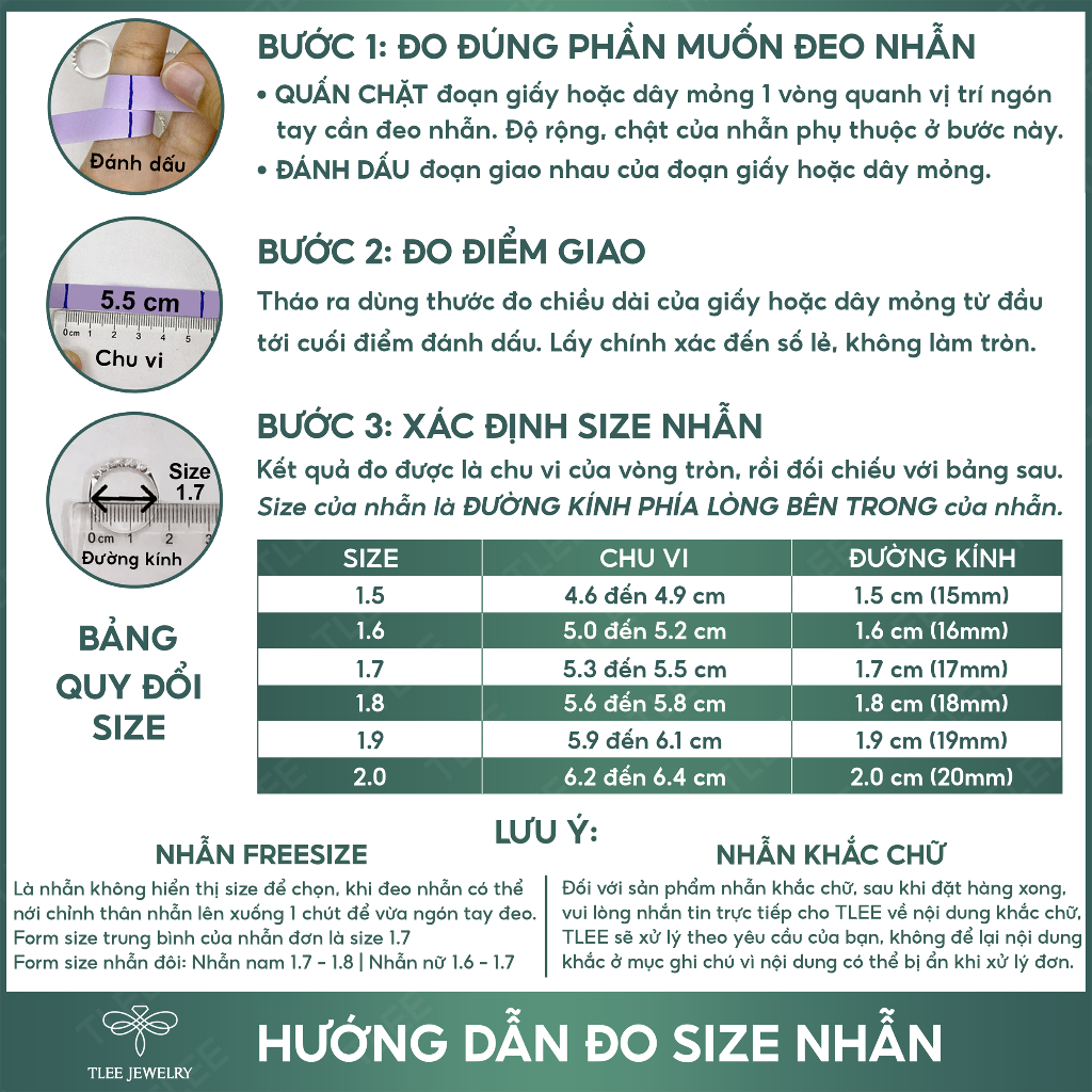 Ảnh Nhẫn bạc TLEE lông voi nhân tạo cầu may mắn TLEE JEWELRY A0248 2